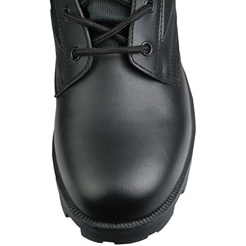 Black Leather Jungle Combat Boots Savage Island
