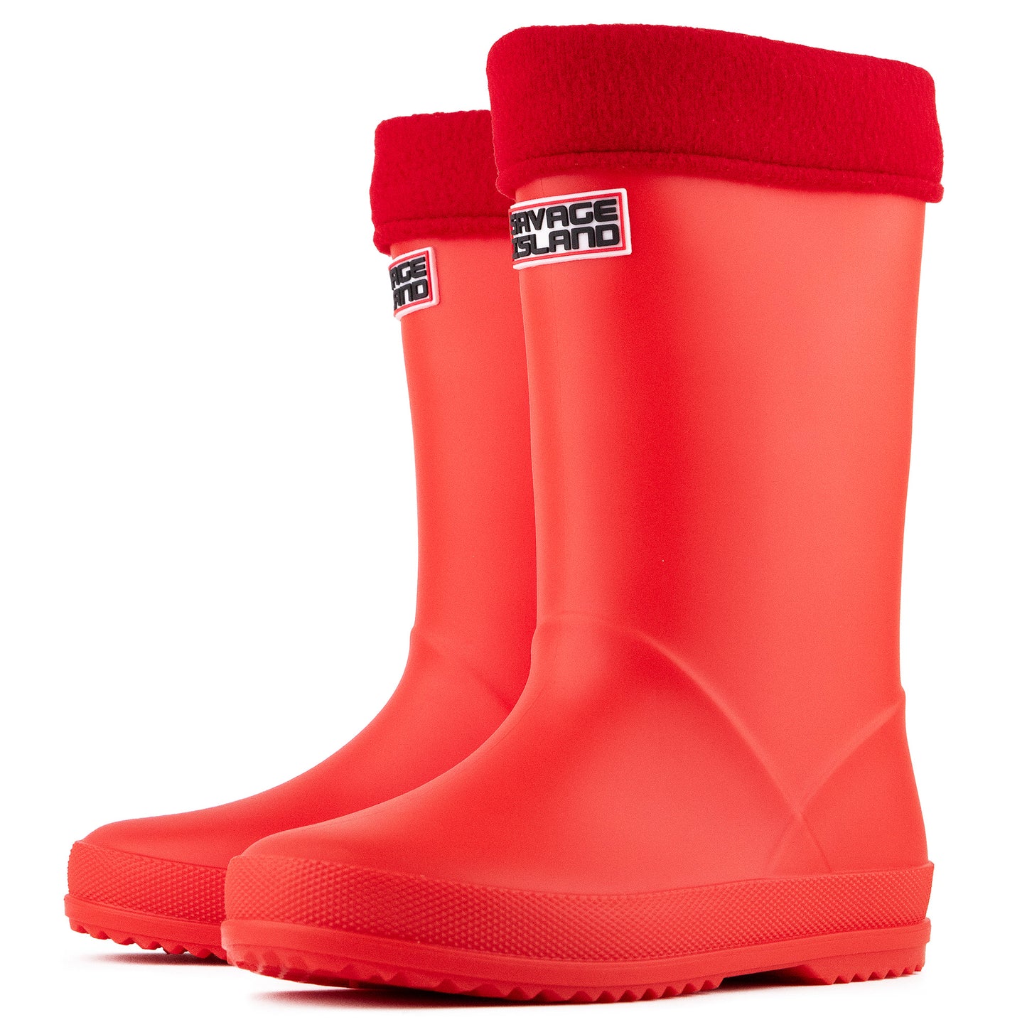 Kids Boys/Girls Waterproof Wellington Rain Boots with Removable Warm Lining Sock