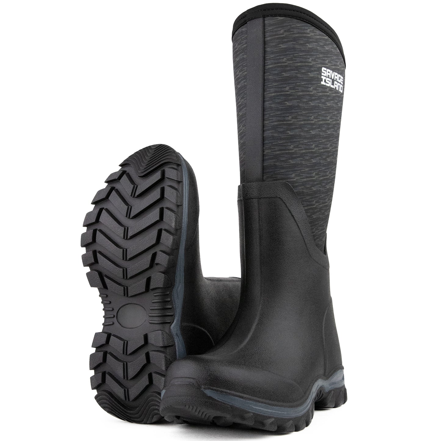 Savage Island Tall Ladies 5mm Neoprene Lined Wellington Boots
