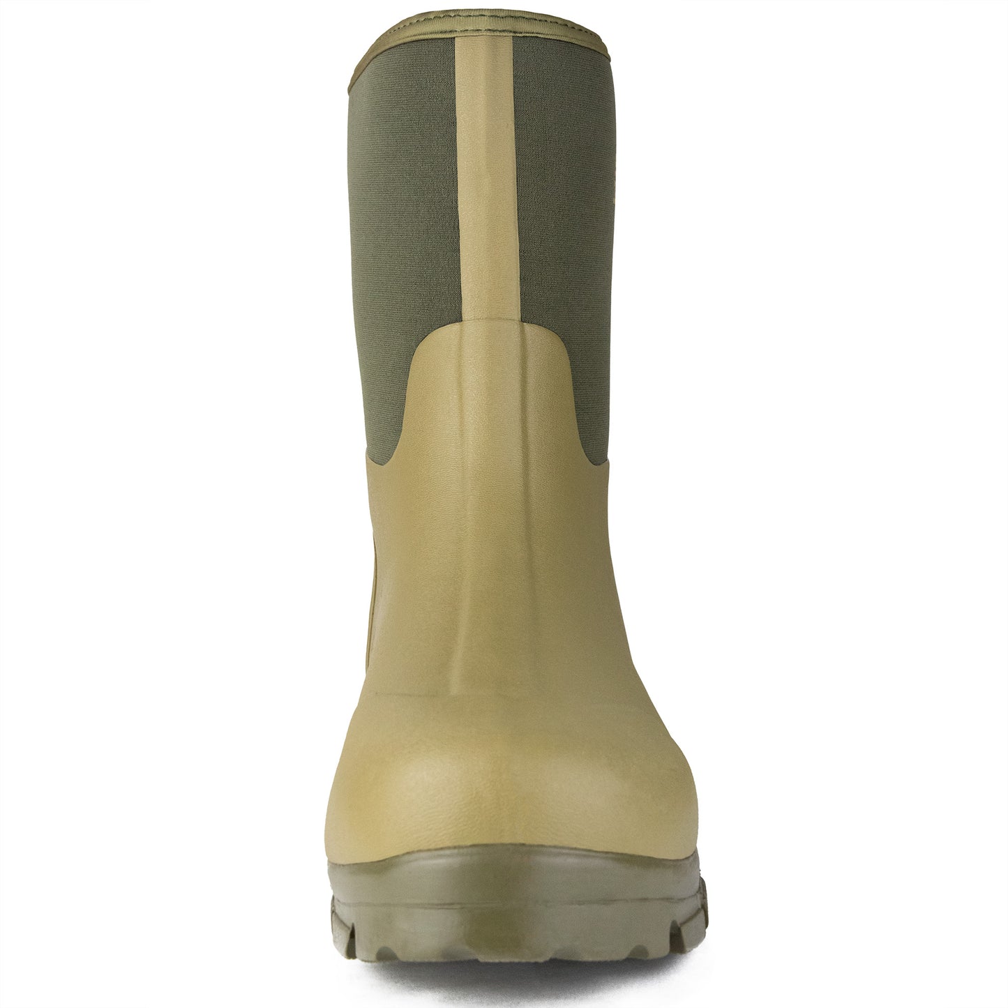 Savage Island Argyll Short Neoprene Wellington Boots - Insulated Rubber Warm Waterproof Wellies in Black & Green