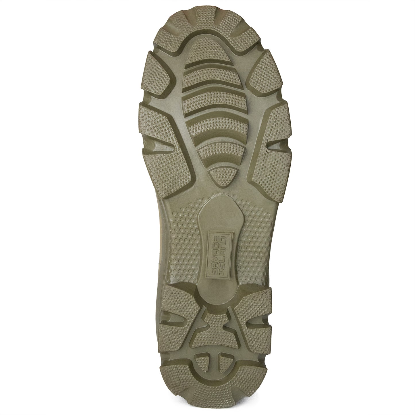 Savage Island Argyll Short Neoprene Wellington Boots - Insulated Rubber Warm Waterproof Wellies in Black & Green