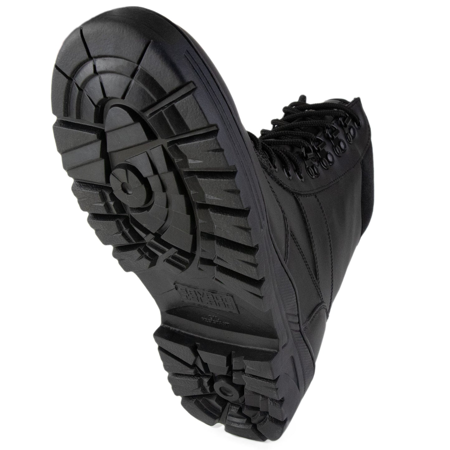 Full Leather Black Patrol Boots Savage Island