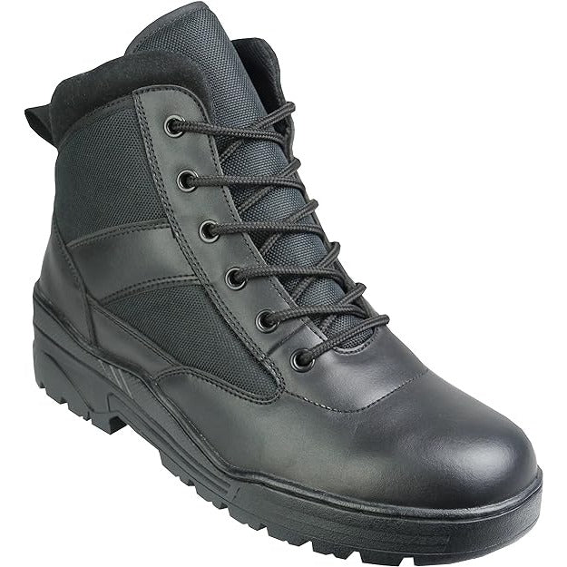 Mid Black Leather Size Zip Patrol Boots Savage Island