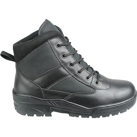 Mid Black Leather Size Zip Patrol Boots Savage Island