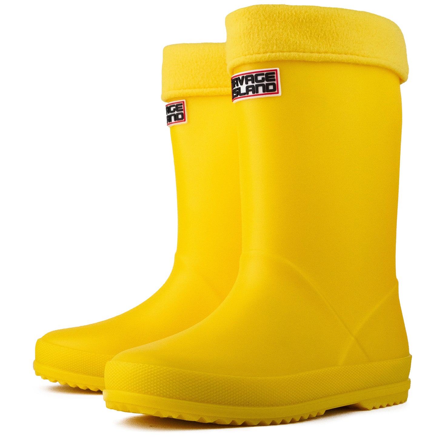 Kids Boys/Girls Waterproof Wellington Rain Boots with Removable Warm Lining Sock