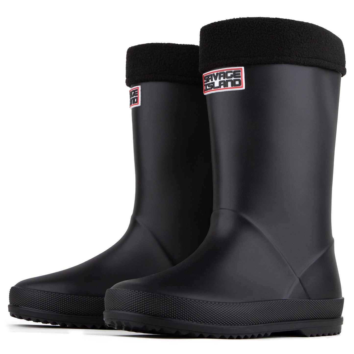 Kids Boys/Girls Waterproof Wellington Rain Boots with Removable Warm Lining Sock