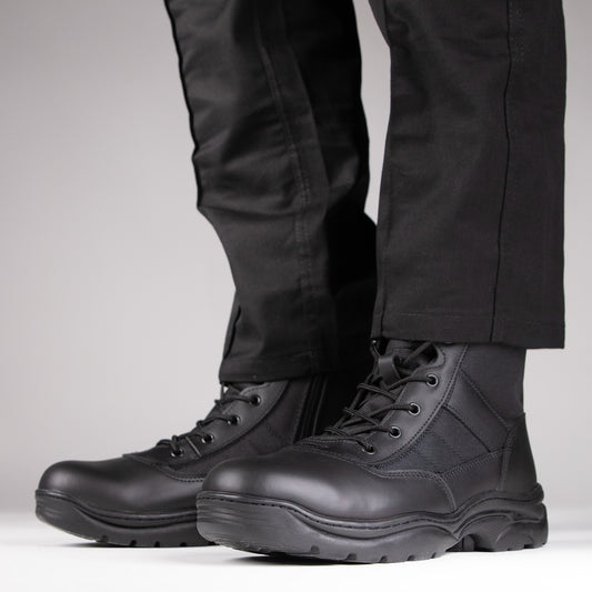 Ranger Pro Side Zip Leather Patrol Boots