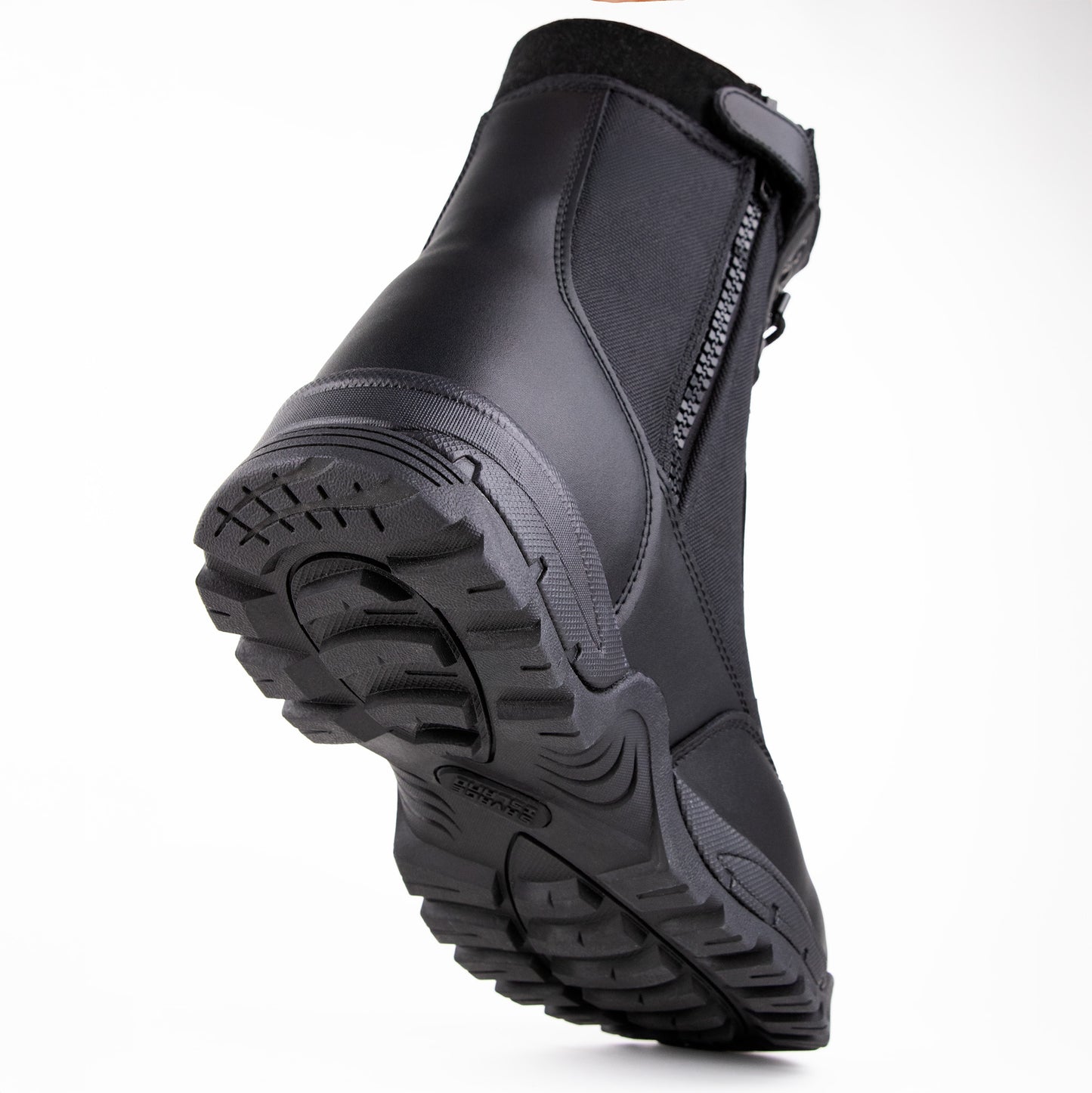Savage Island Military Tactical Leather Side Zip & Lace Up Combat Boots