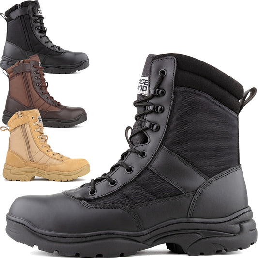 Savage Island Original Side Zip PRO Leather Patrol Boots