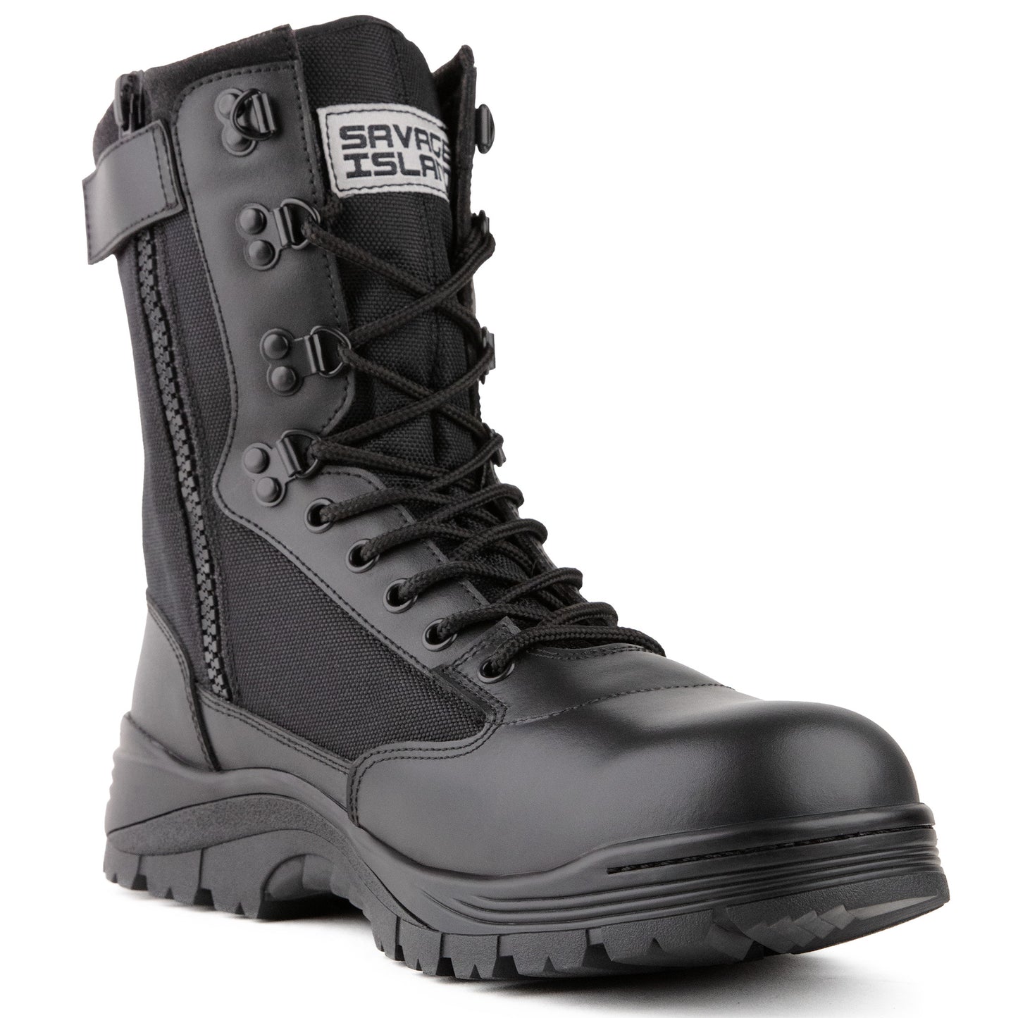Sentinel PRO Leather Side Zip Combat Boots
