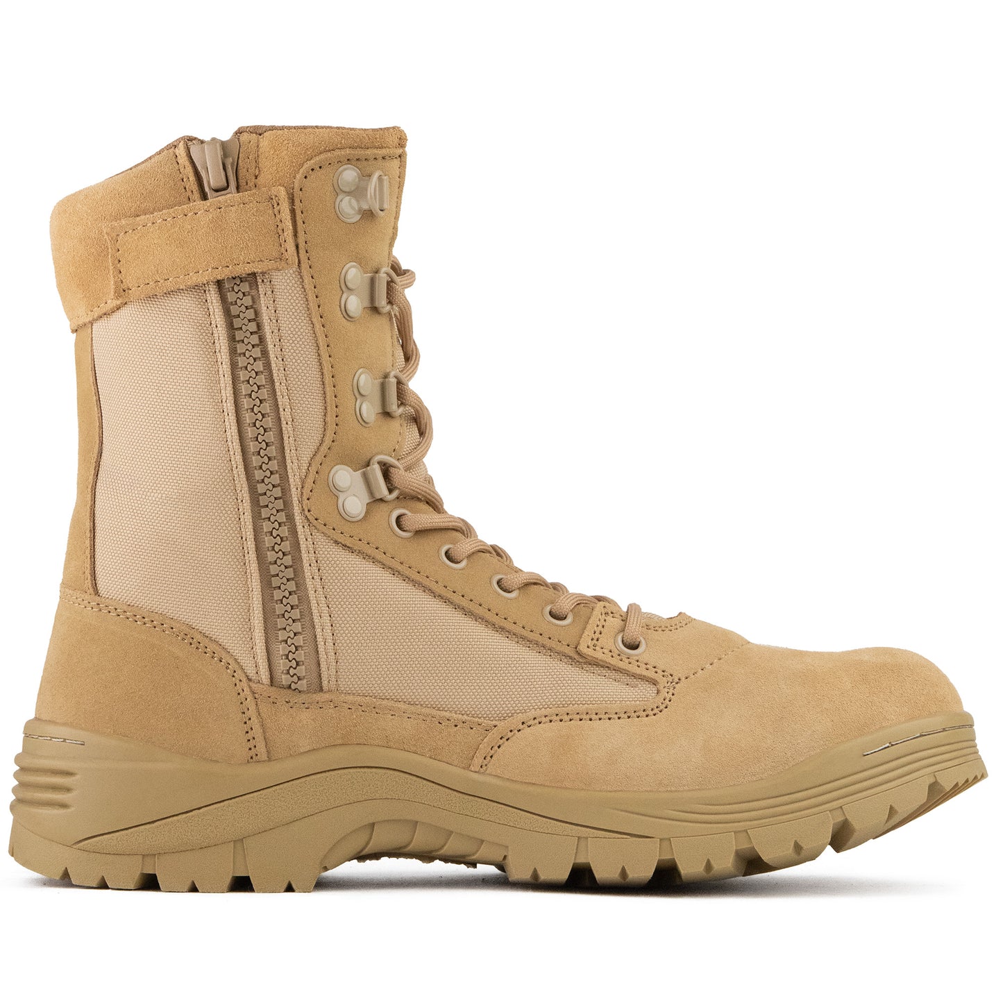 Sentinel PRO Leather Side Zip Combat Boots