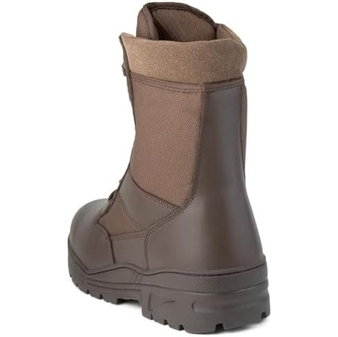 Brown Leather Patrol Boots Savage Island