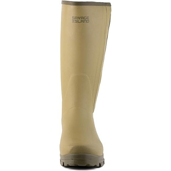 GlenSZ Side Zip Neoprene Lined Wellington Boots Savage Island