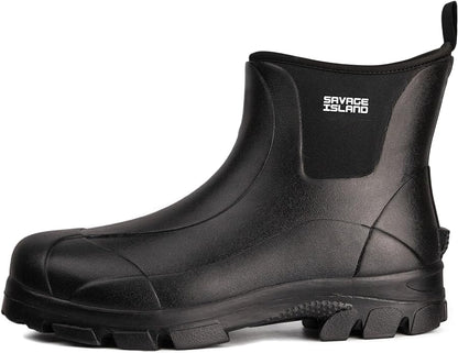 Harris Short Ankle Neoprene Lined Wellington Boots Savage Island
