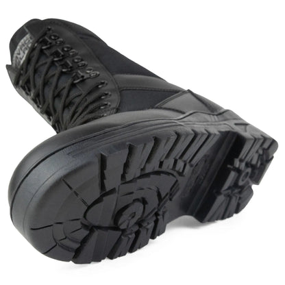 Black Leather Patrol Boots Savage Island