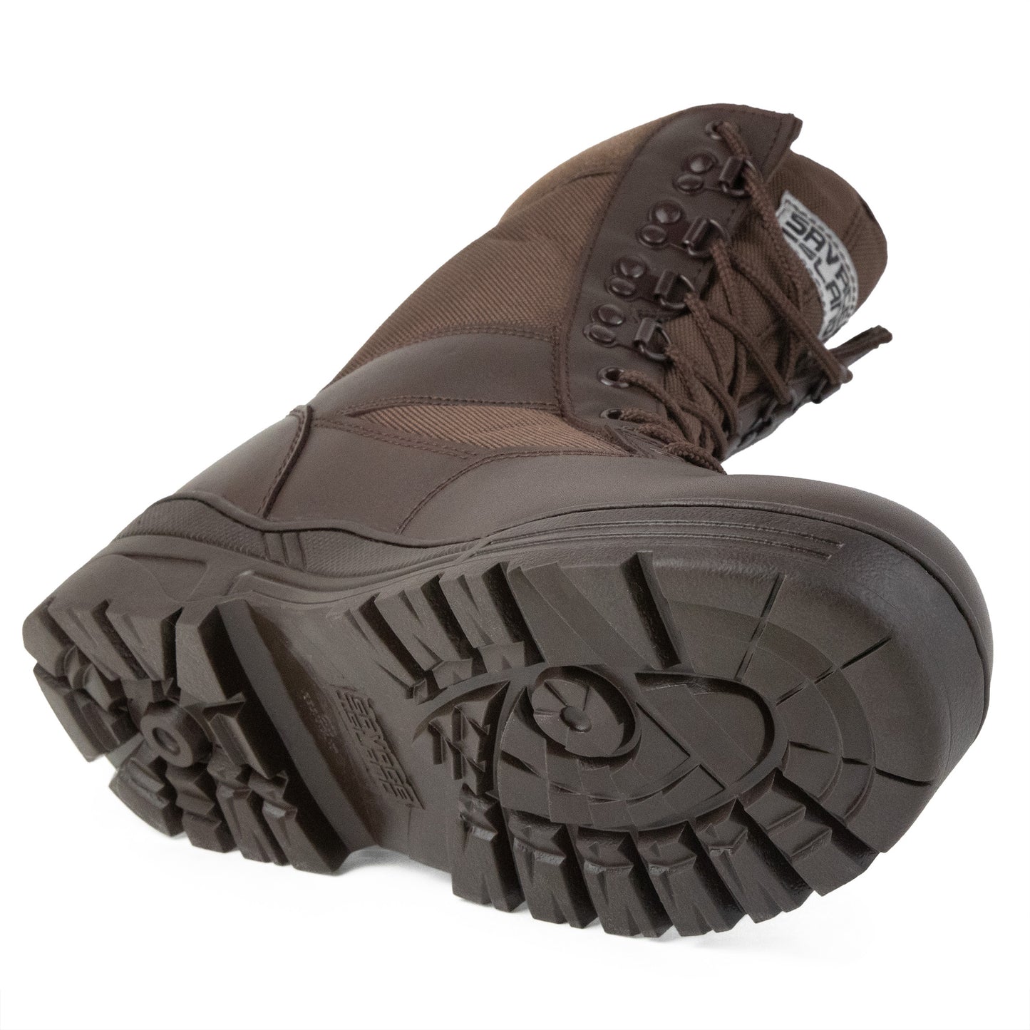 Cadet+ Brown Leather Patrol Boots
