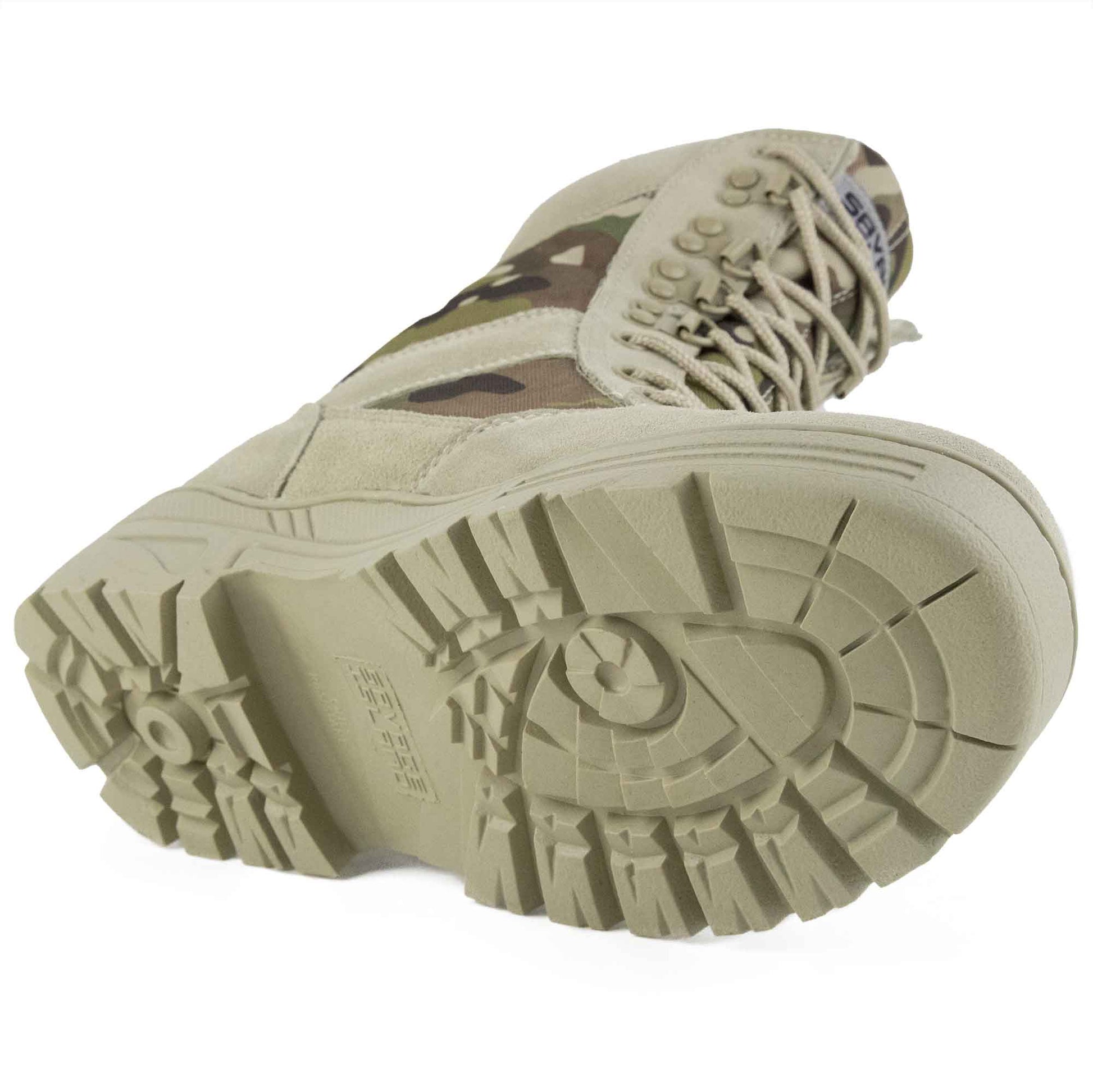 Desert Camo Mens Patrol Boots Savage Island