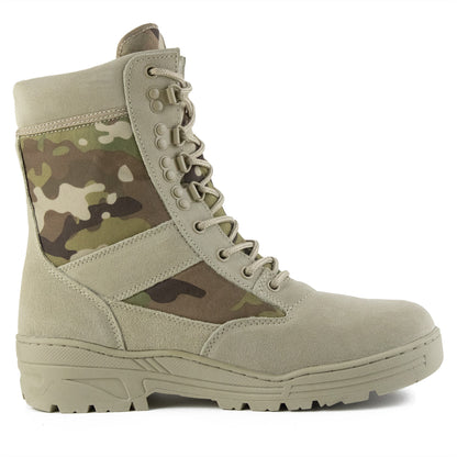 Desert Camo Mens Patrol Boots Savage Island