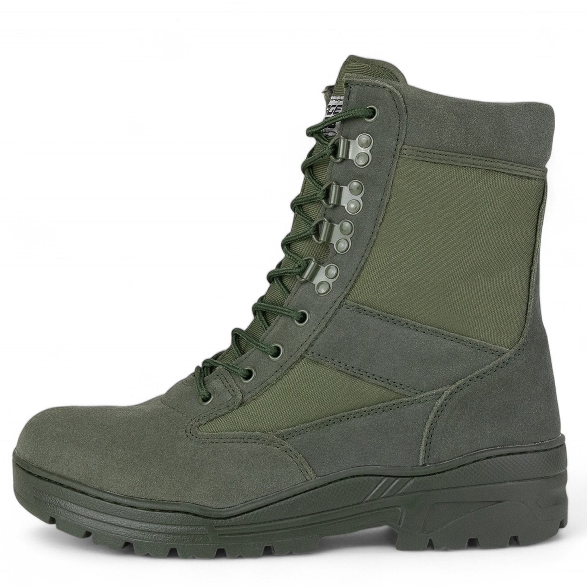 Green Suede Patrol Boots Savage Island