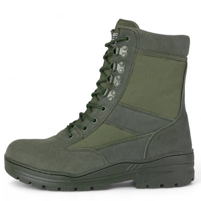 Green Suede Patrol Boots Savage Island