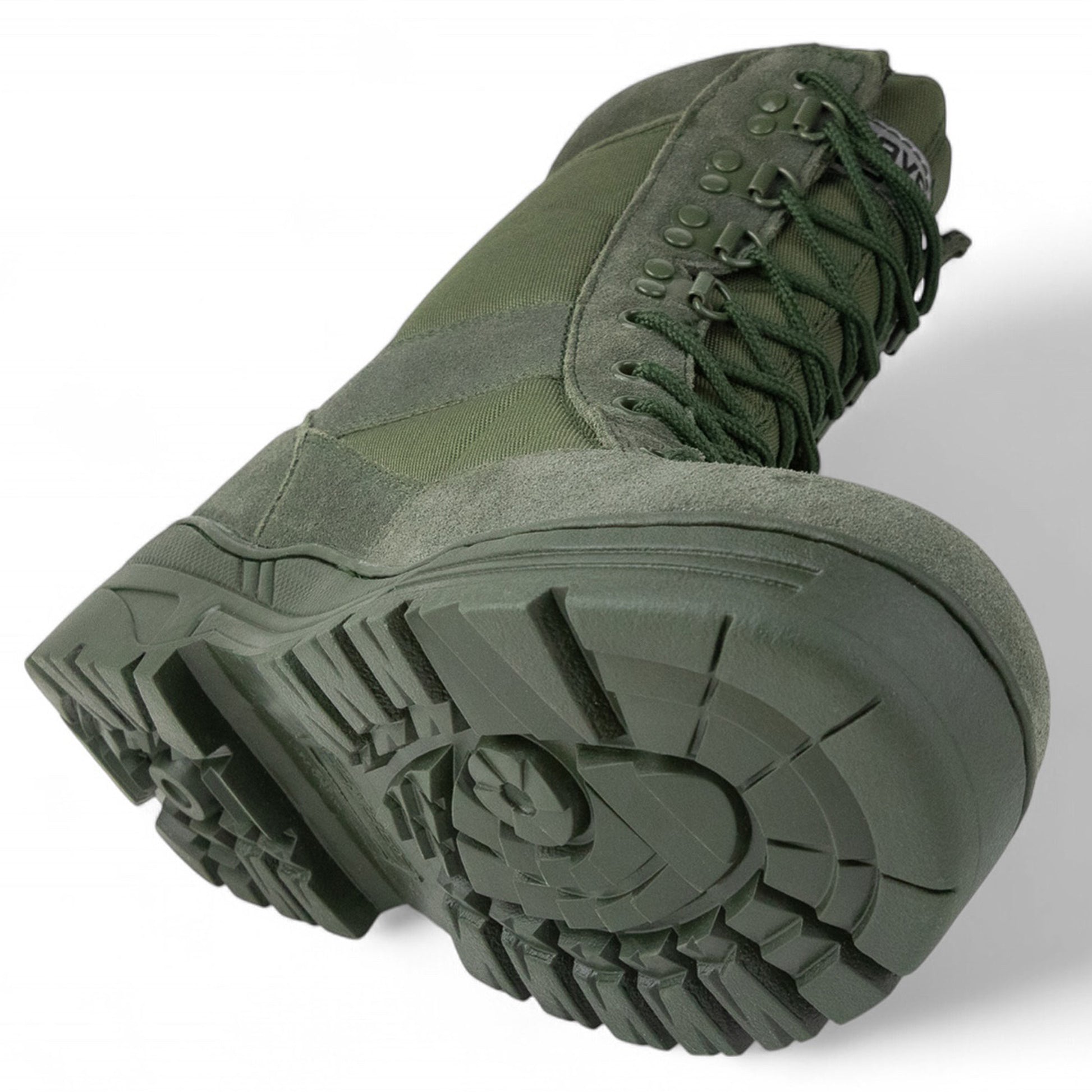 Green Suede Patrol Boots Savage Island