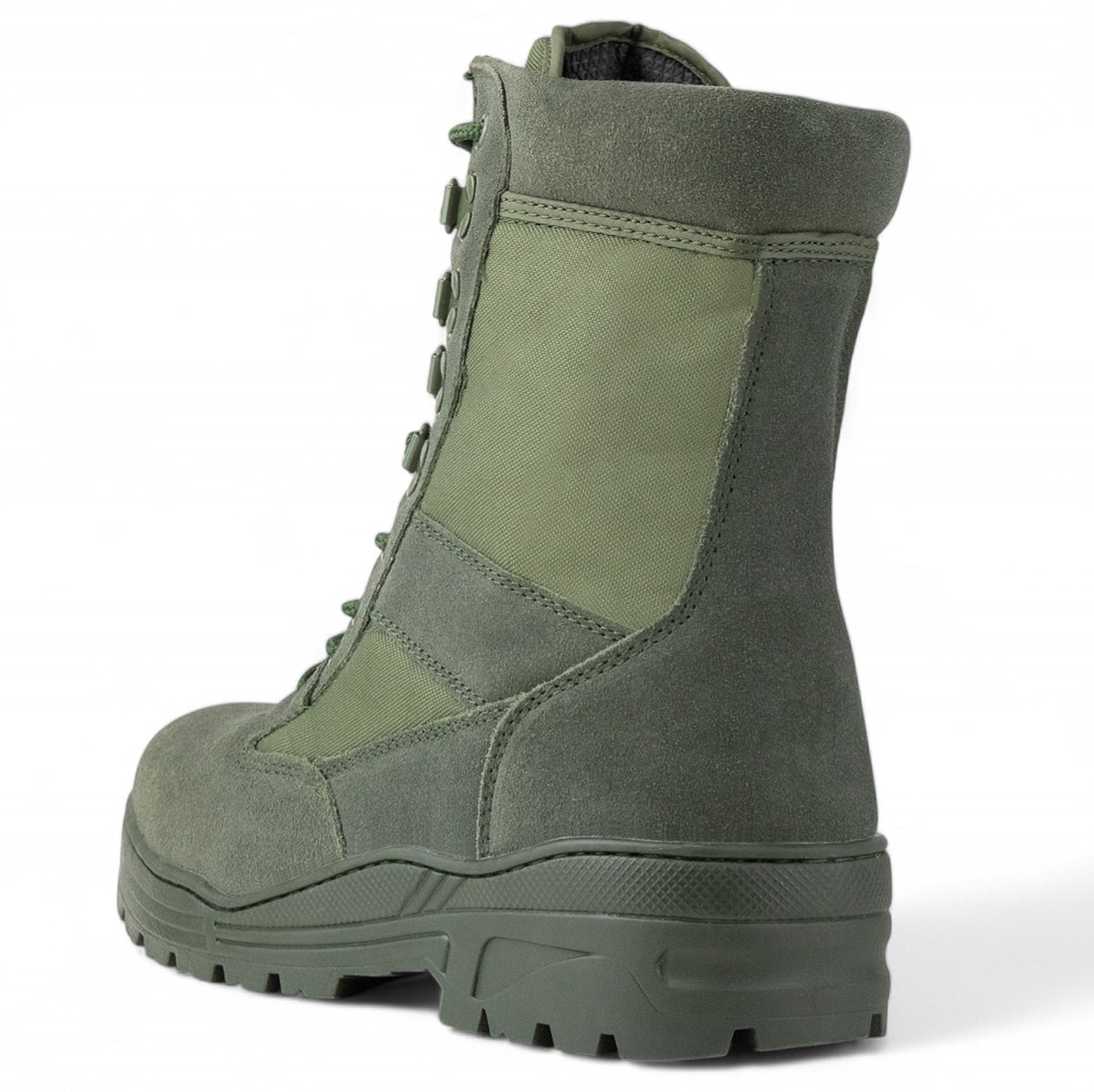 Green Suede Patrol Boots Savage Island