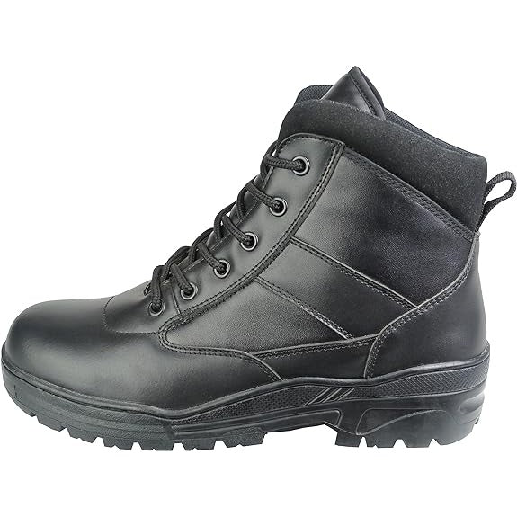 Mid Black All Leather Size Zip Patrol Boots Savage Island