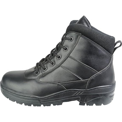 Mid Black All Leather Size Zip Patrol Boots Savage Island
