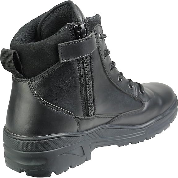 Mid Black All Leather Size Zip Patrol Boots Savage Island