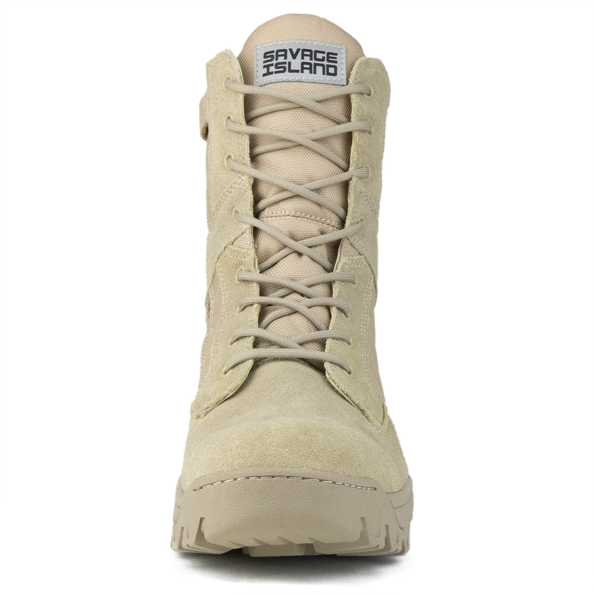 Tactical Side Zip Desert Suede Patrol Boots Savage Island