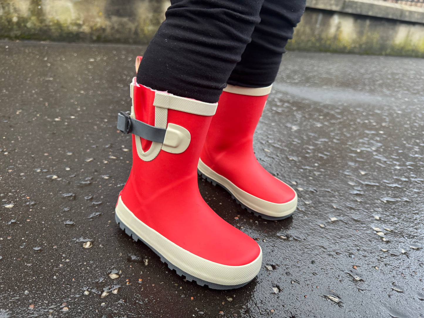 Roam Junior Kids Adjustable Gusset Rubber Wellies