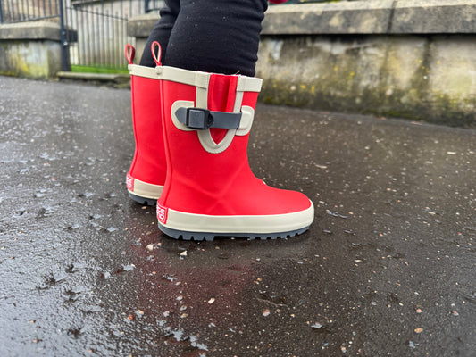 Roam Junior Kids Adjustable Gusset Rubber Wellies