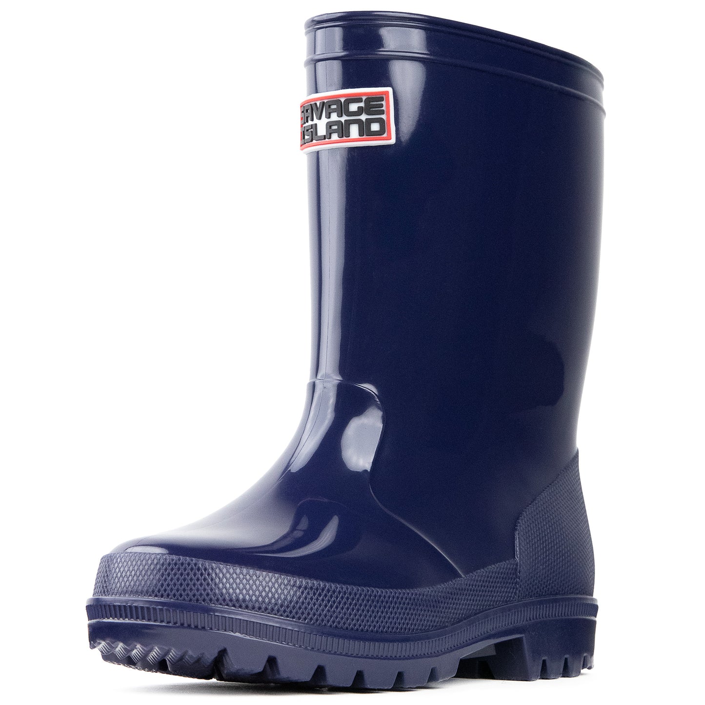 Savage Island Unisex Kids Adjustable Gusset Rubber Wellington Boots