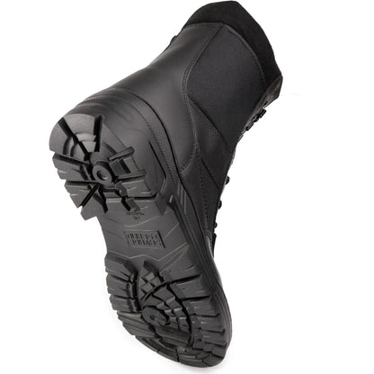 Black Leather Patrol Boots Savage Island