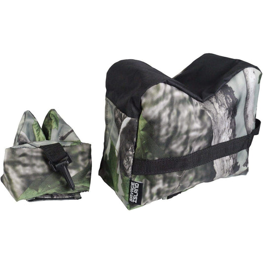 Front & Rear Camo Bench Rest Bags Savage Island