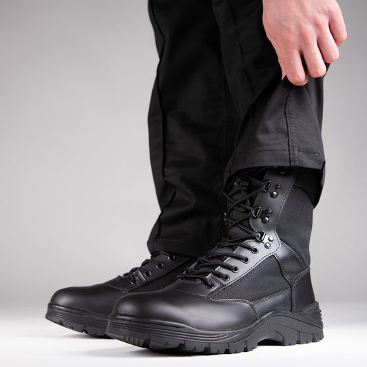 Sentinel PRO Leather Side Zip Combat Boots
