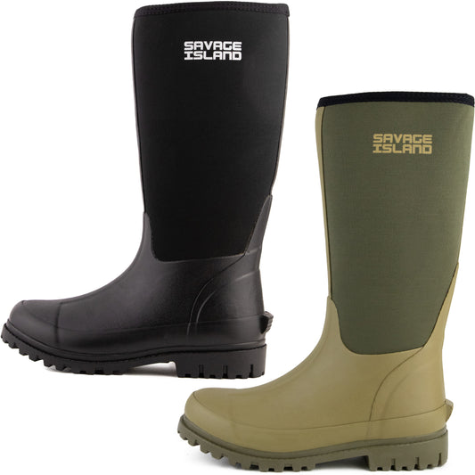 Women's Neoprene Insulated Rubber Wellington Boots