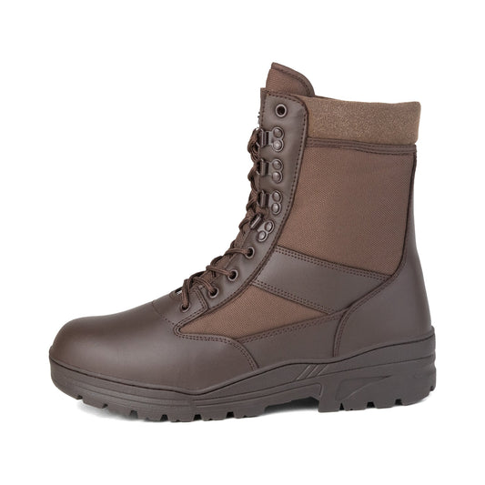 Cadet+ Brown Leather Patrol Boots