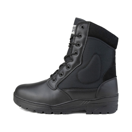 Elite Pro Black Leather Patrol Boots