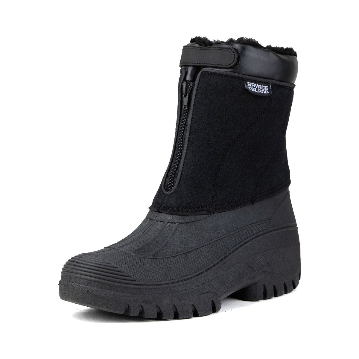 Arctic Fleece Lined Quick Zip Thermal Snow Boots